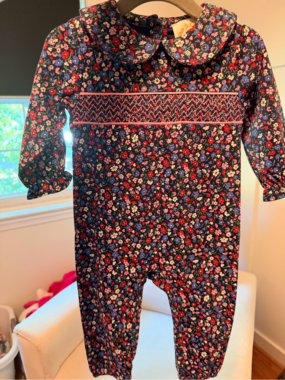 NWT TBBC smocked romper